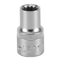 Soquete Estriado 11mm Cromo Vanádio Encaixe 1/2pol STELS Soquete Estriado 11mm Cromo Vanádio Encaixe 1/2pol STELS