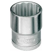 Soquete Estriado 24mm com Encaixe de 3/8 Pol. - GEDORE
