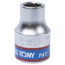 Soquete estriado 8mm - 3/8pol king tony