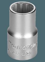 Soquete Estriado Aco 032 M 13mm 1/2"" Tramontina Pro