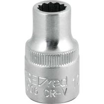 Soquete Estriado com Encaixe de 1/2", 10 mm, Gedore RED