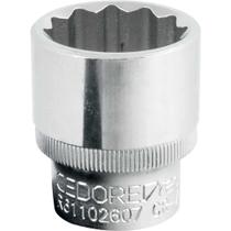Soquete Estriado com Encaixe de 1/2", 26 mm, Gedore RED OstenVonder Soquete Estriado com Encaixe de 1/2", 26 mm, Gedore RED OstenVonder