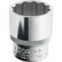Soquete Estriado com Encaixe de 1/2", 27 mm, Gedore RED OstenVonder Soquete Estriado com Encaixe de 1/2", 27 mm, Gedore RED OstenVonder
