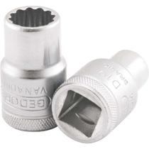 Soquete Estriado, com Encaixe de 1/2", 9/16", Gedore