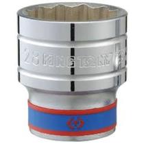 Soquete Estriado Curto 1/2" 12mm King Tony