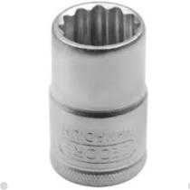 Soquete Estriado Curto 1/2" 16mm Waft