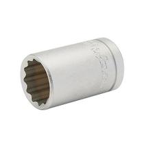 Soquete estriado curto 1/2pol x 21mm waft Soquete estriado curto 1/2pol x 21mm waft