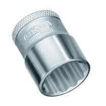 Soquete Estriado Curto 15 mm Encaixe de 3/8" - Gedore 014010