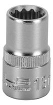 Soquete Estriado Curto Aço Cromo Vanadium Encaixe 1/2 Pol- Stels Tamanho: 13mm Soquete Estriado Curto Aço Cromo Vanadium Encaixe 1/2 Pol- Stels Tamanho: 13mm