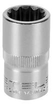 Soquete Estriado Curto Aço Cromo Vanadium Encaixe 1/2 Pol- Stels Tamanho: 15mm Soquete Estriado Curto Aço Cromo Vanadium Encaixe 1/2 Pol- Stels Tamanho: 15mm