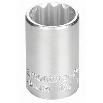 Soquete Estriado Em Aço Cromo Vanádio 14 Mm - Encaixe 1/4" Tramontina Pro Tramontina