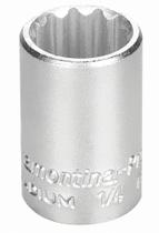 Soquete Estriado em Aço Cromo Vanádio 14 mm - Encaixe 1/4" Tramontina PRO