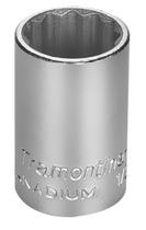 Soquete Estriado em Aço Cromo Vanádio 5/8" - Encaixe 1/2" Tramontina PRO Soquete Estriado em Aço Cromo Vanádio 5/8" - Encaixe 1/2" Tramontina PRO