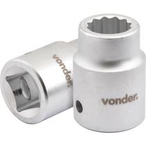 Soquete estriado enc 3/4" 34mm curto vanád. Vonder