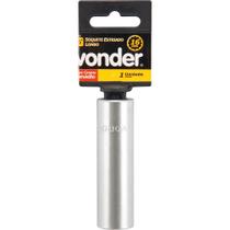 Soquete estriado encaixe 1/2" 17mm longo cromo vanádio - Vonder