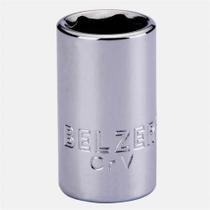 Soquete Estriado Encaixe 1/2" 3/8" Vanadium CRV - 204502BBR - BELZER