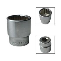 Soquete Estriado Encaixe 1/2 Pols 30Mm Aço Cromo Vanádio