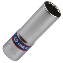 Soquete estriado longo 15mm - 1/2pol king tony