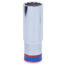 Soquete estriado longo 19mm - 1/2pol king tony