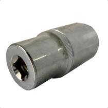 Soquete Estriado Longo Com Encaixe 1/2 Polegada 30mm