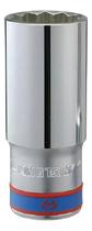 Soquete Estriado Longo Encaixe 1/2 polegada 30mm Aço Cromo Vanádio Cromado Polido King Tony 423030M Porca Parafuso Soquete Estriado Longo Encaixe 1/2 polegada 30mm Aço Cromo Vanádio Cromado Polido King Tony 423030M Porca Parafuso