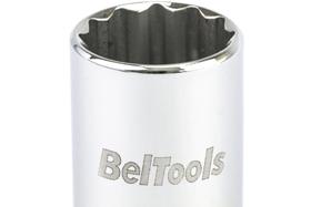 Soquete Estriado Longo Encaixe de 1/2 CRV 22mm Beltools