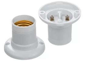 Soquete Fixo Teto E-27 / 4 Amperes 220/250 Volts Branco