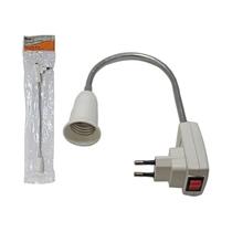 Soquete Flexível para Lâmpada com de Tomada e Interruptor Soquete Flexível para Lâmpada com de Tomada e Interruptor