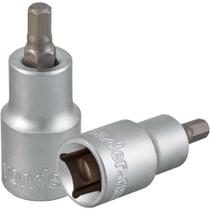 Soquete Hexagonal 6 mm, Encaixe de 1/2", Vonder