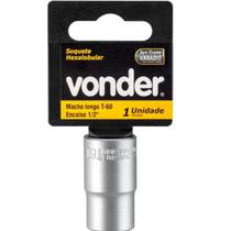 Soquete Hexalobular Encaixe 1/2'' Longo T60 Vonder Soquete Hexalobular Encaixe 1/2'' Longo T60 Vonder