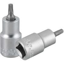 Soquete Hexalobular Macho T-27 Encaixe 1/2" VONDER