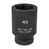 Soquete Impacto 1Pol 45mm Cromo Molibdênio Stels 1416855