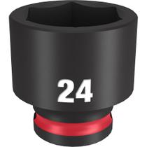 Soquete impacto 3/8" x 24mm x 34mm 49-66-6147 milwaukee Soquete impacto 3/8" x 24mm x 34mm 49-66-6147 milwaukee