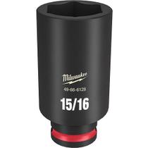 Soquete impacto 3/8" x n 15/16" x 2.1/2" 49-66-6128 milwaukee