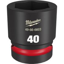 Soquete impacto e 1" x 40mm x 70mm 49-66-6603 milwaukee Soquete impacto e 1" x 40mm x 70mm 49-66-6603 milwaukee