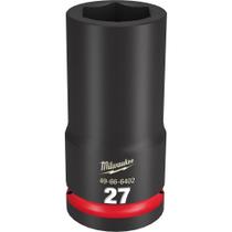 Soquete impacto encaixe 3/4" x 27mm 49-66-6402 milwaukee Soquete impacto encaixe 3/4" x 27mm 49-66-6402 milwaukee