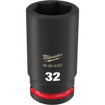 Soquete impacto encaixe 3/4" x 32mm 49-66-6407 milwaukee Soquete impacto encaixe 3/4" x 32mm 49-66-6407 milwaukee