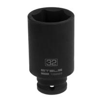 Soquete Impacto Longo 1/2 Hex 32mm Cr-Mo Stels Soquete Impacto Longo 1/2 Hex 32mm Cr-Mo Stels