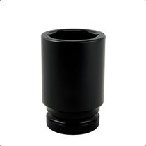 Soquete Impacto Longo 38mm Encaixe 1Pol Aço Cromo Molibdênio Para Linha Pesada 90mm Soquete Impacto Longo 38mm Encaixe 1Pol Aço Cromo Molibdênio Para Linha Pesada 90mm