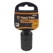 Soquete Impacto Sextavado - P3 1/2 x 11/16'' (363361) - Tactix