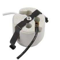 Soquete JNXQWE U-Clip Base Média em Porcelana 600V 660W Soquete JNXQWE U-Clip Base Média em Porcelana 600V 660W