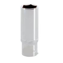 Soquete Longo Cr-V Encaixe de 1/4 Pol - Sextavado Soquete Longo Cr-V Encaixe de 1/4 Pol - Sextavado