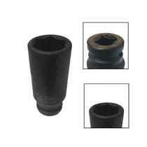 Soquete Longo De Impacto Sextavado 24mm x 1/2Pol Em Aço
