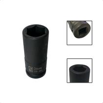 Soquete Longo De Impacto Sextavado 26mm x 3/4”Pol Aço CR-MO Soquete Longo De Impacto Sextavado 26mm x 3/4”Pol Aço CR-MO