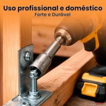 Soquete Magnético 8mm 65mm para Parafusadeira Kit com 5 Peças