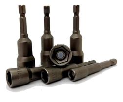 Soquete Magnético Encaixe 1/4 CRV - Fertak - Diversas Medidas Milímetros Tamanho: Completo 7 Peças Fertak