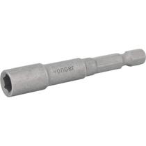 Soquete Magnético Sextavado 1/4''x1/4''x65mm Aço CRV Vonder Soquete Magnético Sextavado 1/4''x1/4''x65mm Aço CRV Vonder