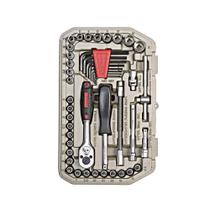 Soquete Mayle Encaixe Sextavado 1/4 Estojo 45 Peças 110045 Soquete Mayle Encaixe Sextavado 1/4 Estojo 45 Peças 110045