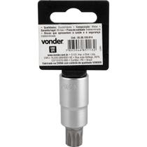 Soquete Multidentado Encaixe 1/2'' 14mm Curto CRV Vonder Soquete Multidentado Encaixe 1/2'' 14mm Curto CRV Vonder
