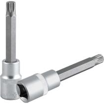 Soquete Multidentado Longo M12 1-2 60mm Aço Cromo Vanádio Cromado Vonder Soquete Multidentado Longo M12 1-2 60mm Aço Cromo Vanádio Cromado Vonder